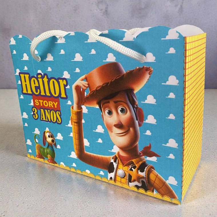 Sacolinha Toy StoryPersonalizado| Sacolinha | Lembrancinha | Pegue e monte | Aniversario Toy Story