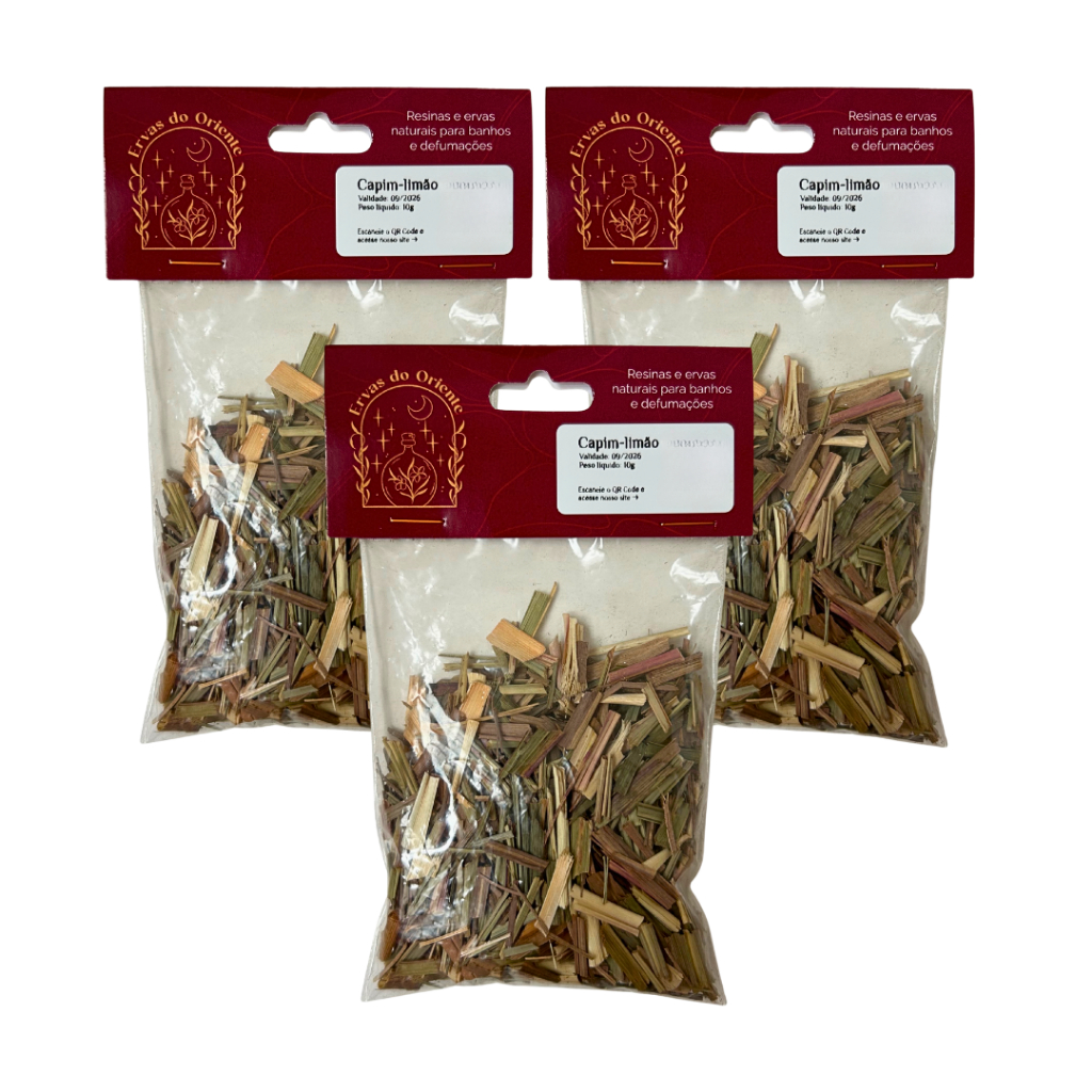 Imagem Capim Cidreira - Capim limão para Chá e Banho • Calmante Natural - Ervas Selecionadas