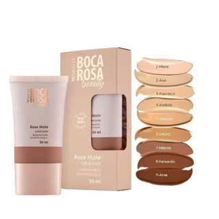 Base Mate Cobre Tudo 30ml Boca / Rosa Beauty em Oferta na Shopee