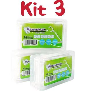 kit 3 caixas  （150 unidades） de fio dental Fio dental ultrafino arqueado -BUSCABUSCABR em Oferta na Shopee