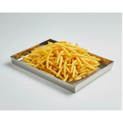 Escorredor de Óleo para Frituras em Inox 30x40 - DEIXE SUAS FRITURAS MAIS SEQUINHAS, CROCANTES E SABOROSAS!