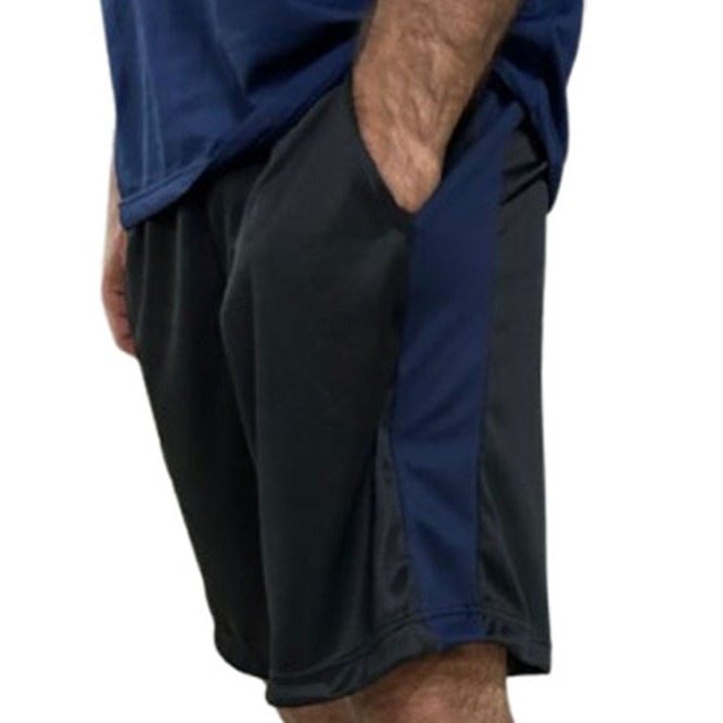 Bermuda Masculina com Bolsos fundos Esporte Poliester Academia Treino