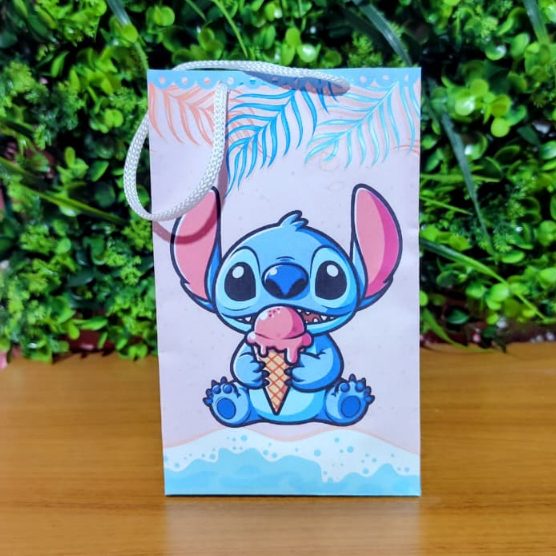Sacolinha Surpresa Personalizada Lembrancinha STITCH - DOCE -  PEGUE E MONTE