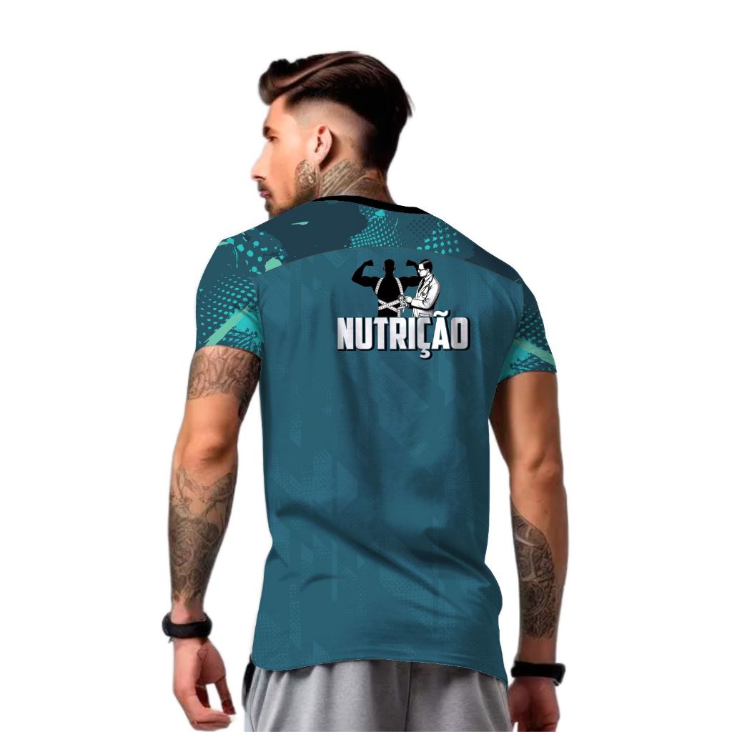 Camiseta Nutrição Camisa Faculdade Nutricionista Dry Fit Dieta