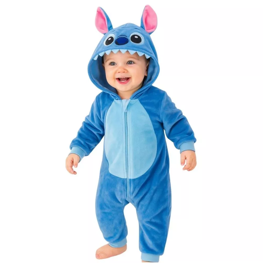 Macacão Infantil Roupa para Bebê Pijama Inverno Bicho Macio Fantasia Carnaval