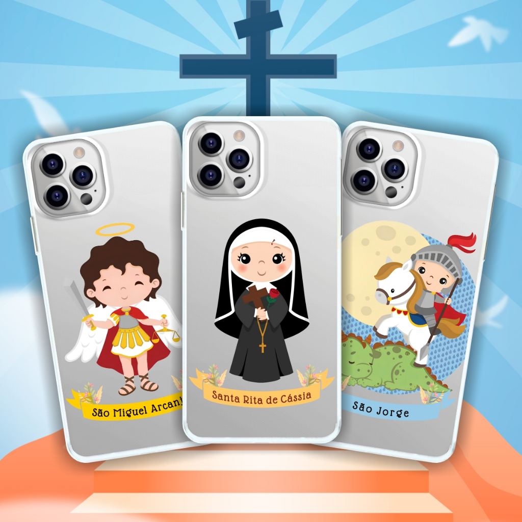 Capinha Santo Santos Desenho Capa de Celular