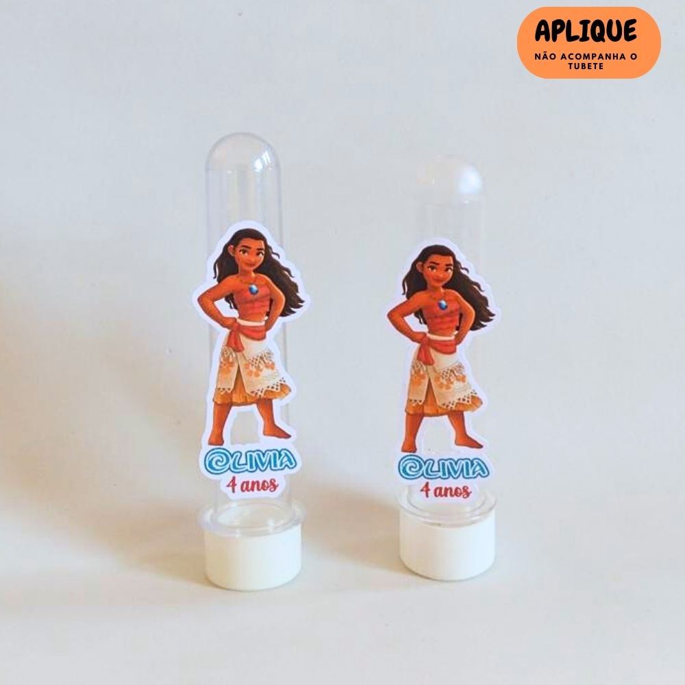 Apliques Personalizados para Tubetes Moana / Lembrancinhas / Kit Festa infantil Moana / Apliques Personalizado Moana