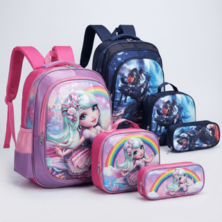 Kit Escolar Mochila, Lancheira e Estojo infantil Masculino e Feminino em Oferta na Shopee