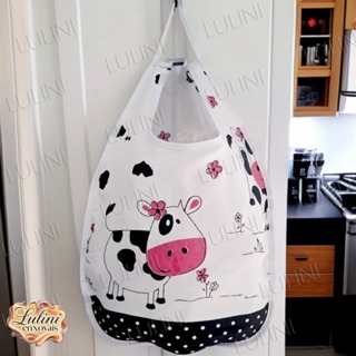 Organizador Guarda Sacolas Estampado Decoração para Cozinha Lavandeira Casa Residencial Prático em Oferta na Shopee