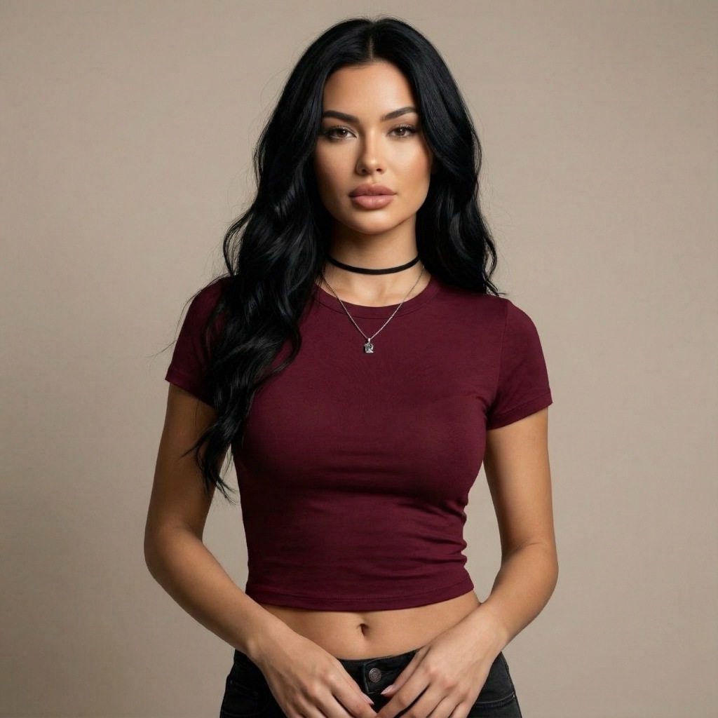 Baby Tee Feminina Blusa Slim Fit Baby Look Manga Curta Blusa de Compressão Academia em Oferta na Shopee