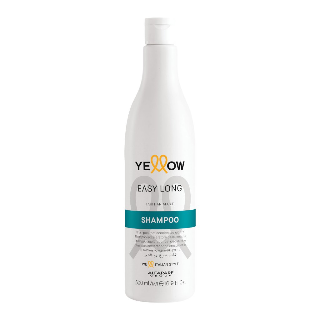 Shampoo Yellow Easy Long 500ml Alfaparf Revitaliza Cabelos Longos Danificados Hidrata/Fortalece Fios