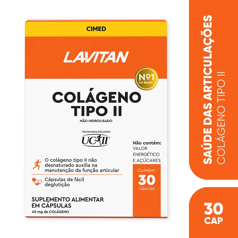 Lavitan - Colágeno Tipo II 40mg 30 Cápsulas