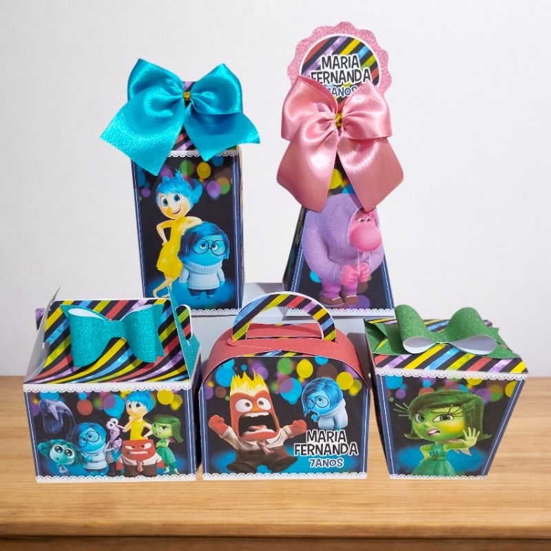 Kit Festa DIVERTIDAMENTE Caixinhas Personalizadas lembrancinhas para Festas MONTADAS