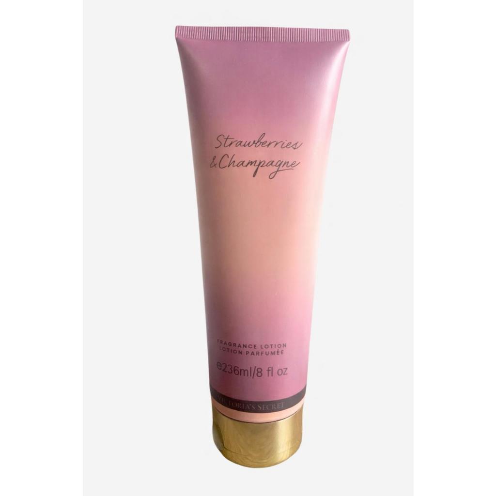 CREME HIDRATANTE CORPOTAL FEMININO MORANGO COM COM CHAMPAGNE 236ml