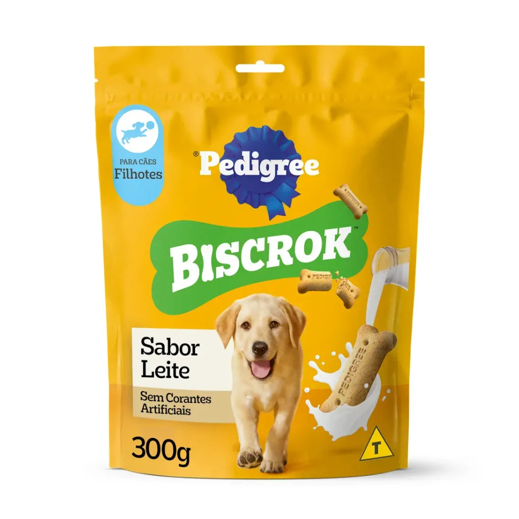 Biscoito Pedigree Biscrok para cães filhote 300gr.