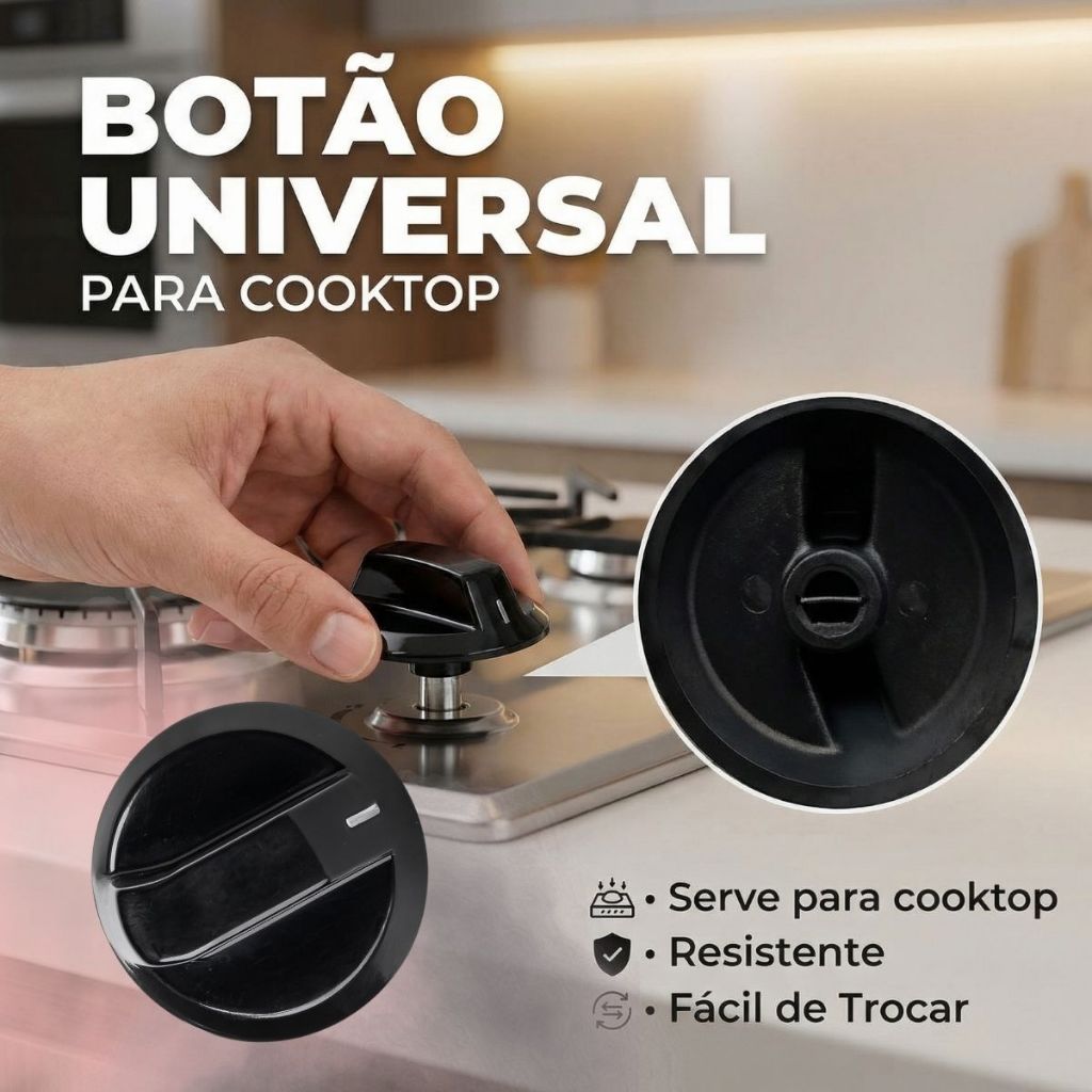 Botão de Fogão Universal: Onde Comprar | BuscaProdutos
