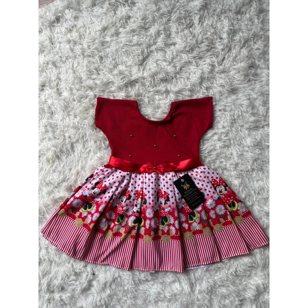 Vestido Infantil Temático de Princesas – Modelos Estampados Variados