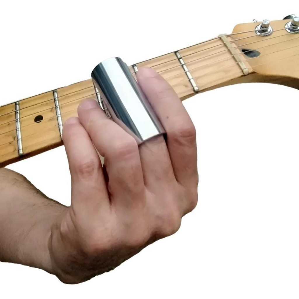 Slide De Metal Aço Inox / Acessório Para Guitarra E Violão