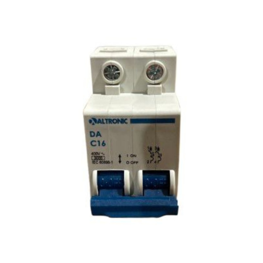 Disjuntor Bipolar - Curva C - 3ka - 16a - Da3-c216 Altronic