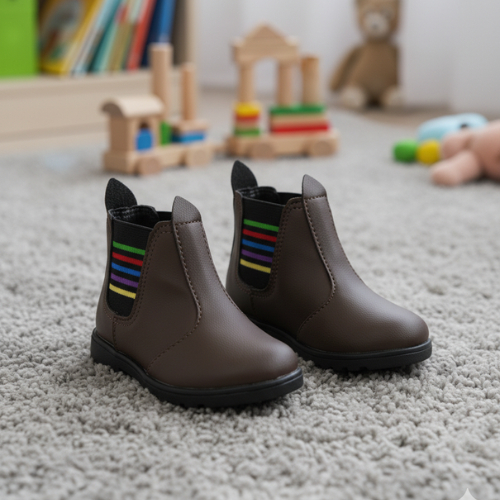 Bota Infantil Chelsea Country Jequinha Unissex Menino e Menina Botina Cano Baixo Confortável Macia