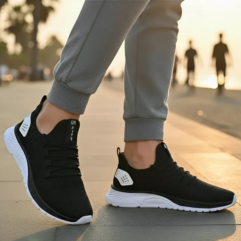 Tênis Esportivo Branco Fitt Shoes Unissex — foto 5