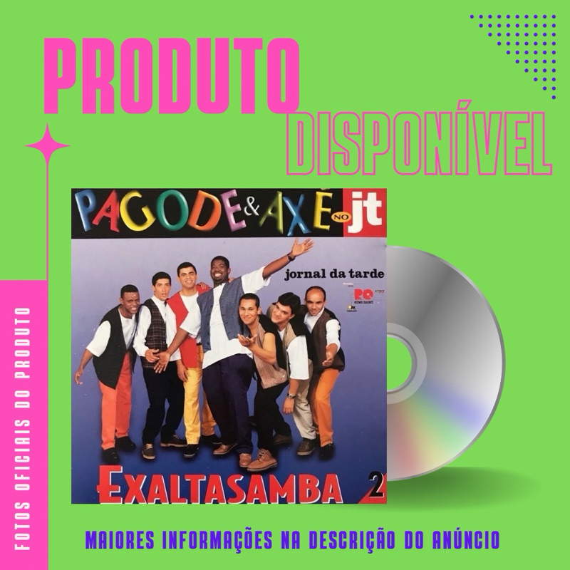 CD EXALTASAMBA (Com Péricles e Chrigor Lisboa) - PAGODE E AXÉ NO JT VOLUME 2 *