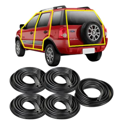 Kit Borracha Porta E Porta Malas Ford Ecosport Até 2012