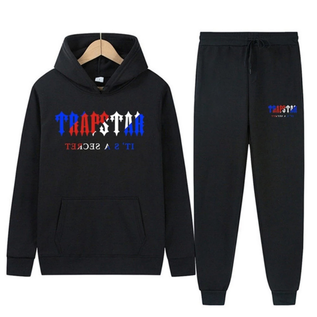 Kit Conjunto Moletom e Calça Blusa de Frio Casaco + Calça de Frio Estilosa TrapStar Flanelado