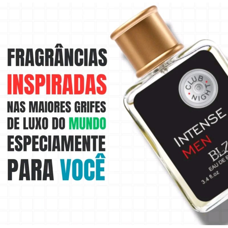 Kit 02 Perfumes Masculinos Intense Men e Bacara Royal 100ml - Ref Importado — imagem 2 de 2