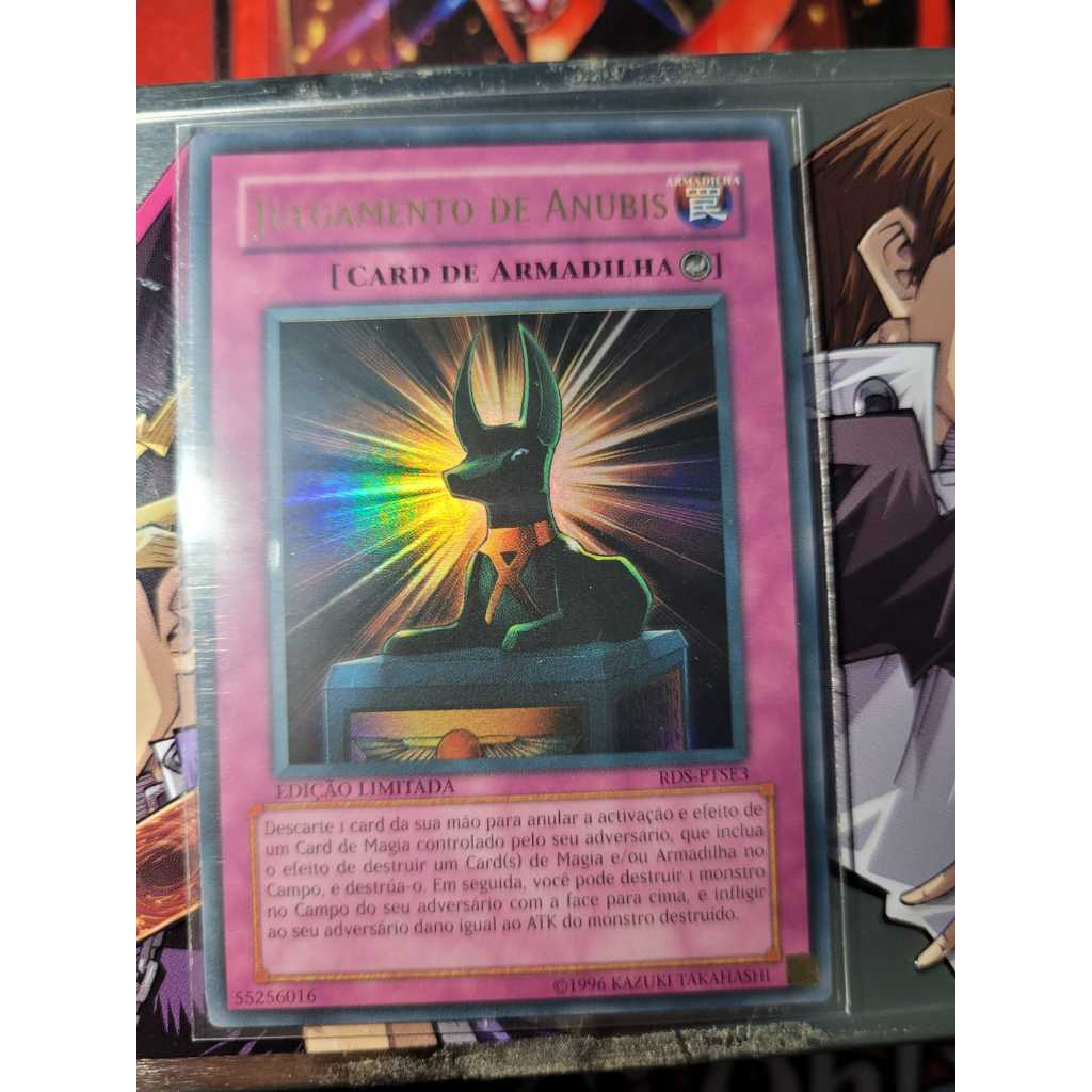 Julgamento de Anúbis - Judgment of Anubis - Raridade ULTRA - Yugioh - Original Konami.