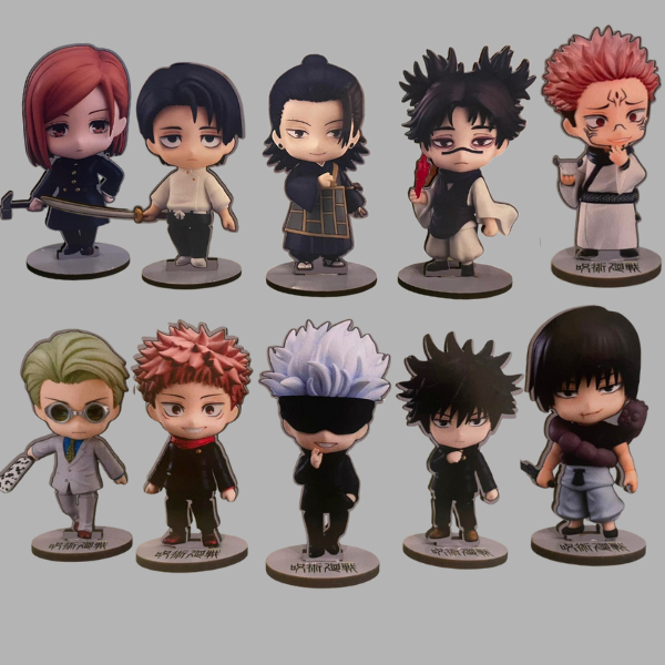 Totem Jujutsu no Kaisen Yuji itadori Satoru Gojo Megumi Ryomen Sukuna Togi Nanami anime decoração