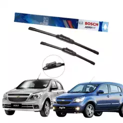 Palheta Bosch Chevrolet Agile 2012 2013 2014 2015 2016 Preto