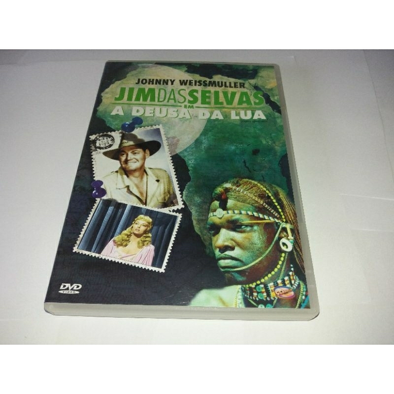 Dvd - Jim das Selvas : A Deusa da Lua - 1955 - Johnny Weissmuller