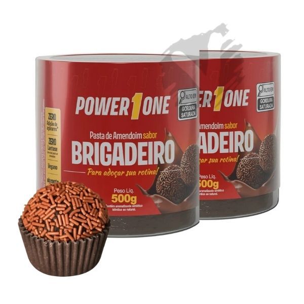 Pasta de Amendoim Sweet Sabores 500g Power One Power1One 500g Flex SP