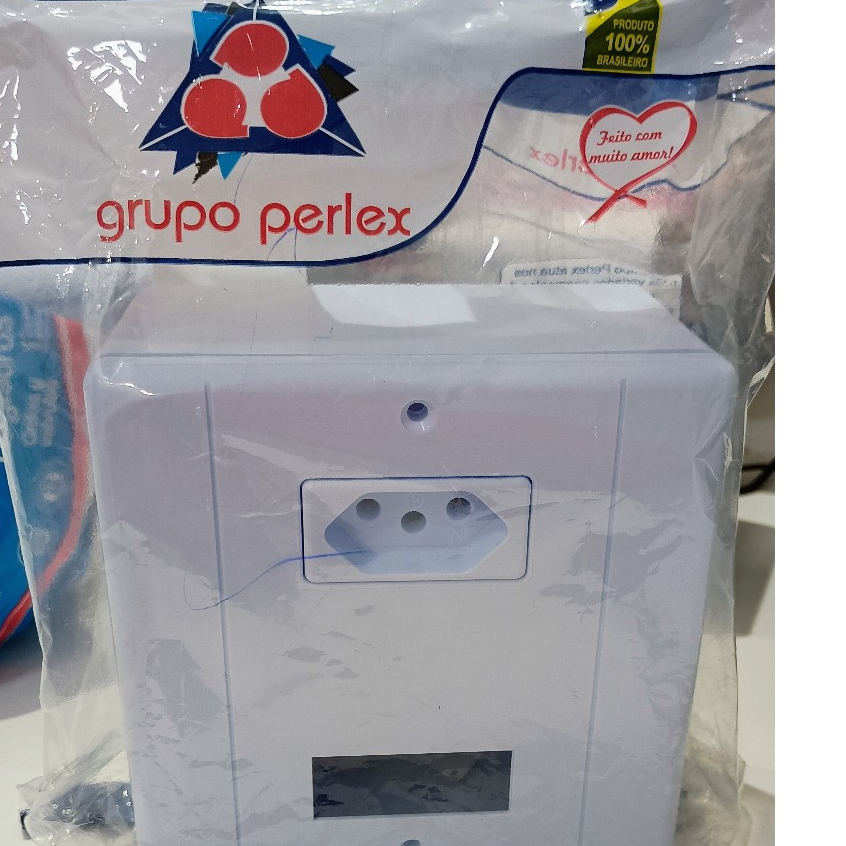 Caixa de Ar Sobrepor c/tomada 20A e C/Disjuntor 25A PERLEX