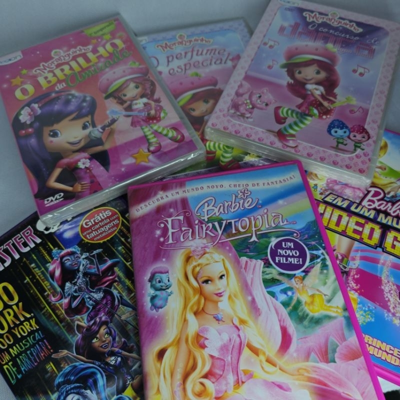 DVDs Barbie Monster High Moranguinho