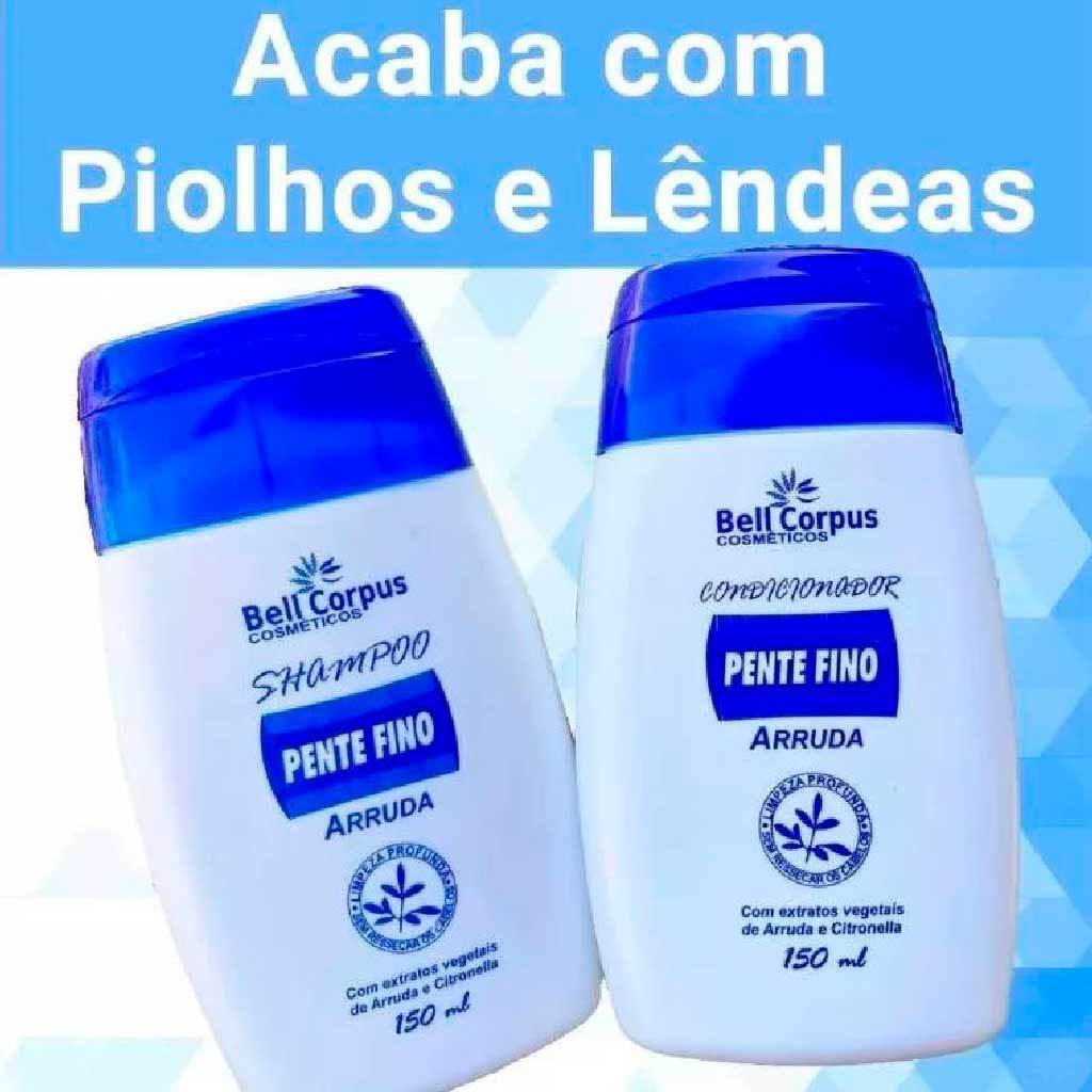 Kit para Piolhos Shampoo + Condicionador Pente Fino em Oferta na Shopee