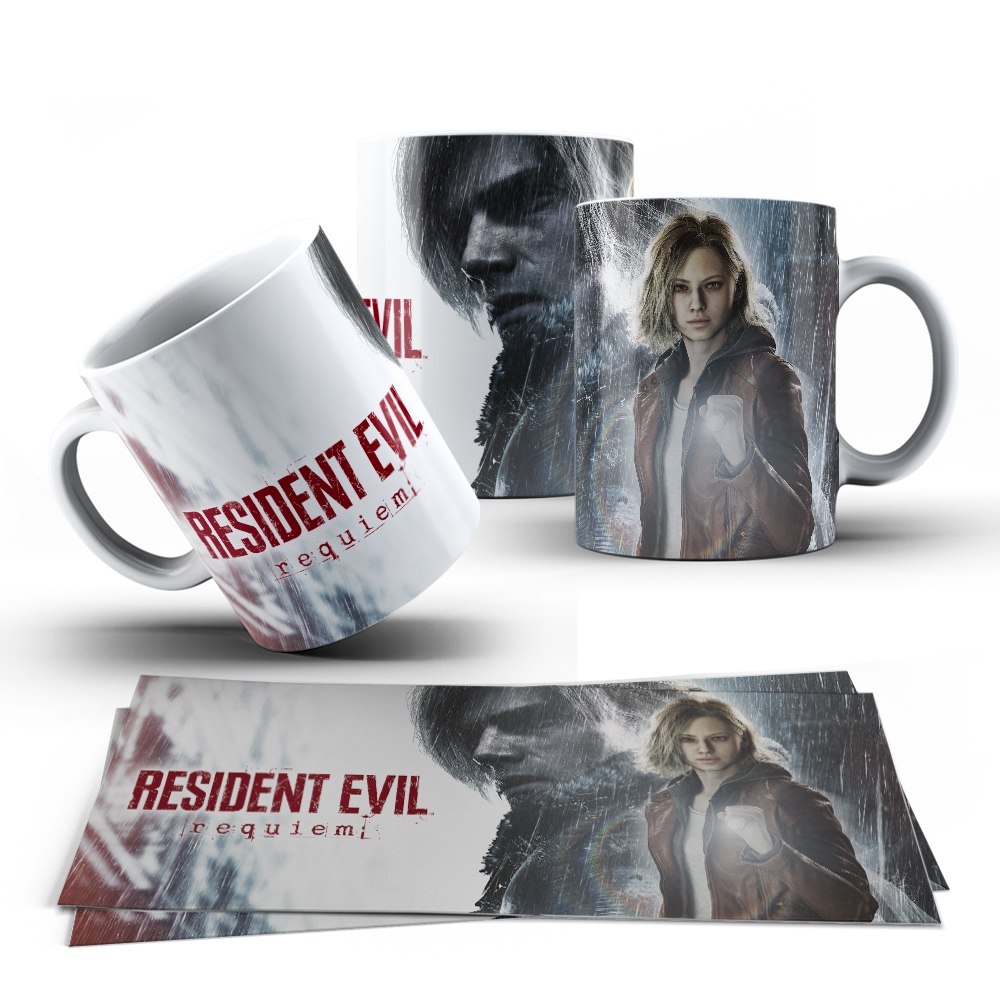 Caneca Personalizada Resident Evil Requiem