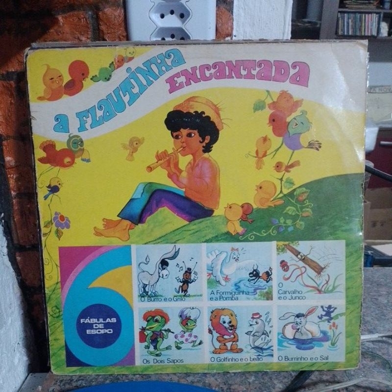 LP A FLAUTINHA ENCANTADA - DISCO COLORIDO 1974