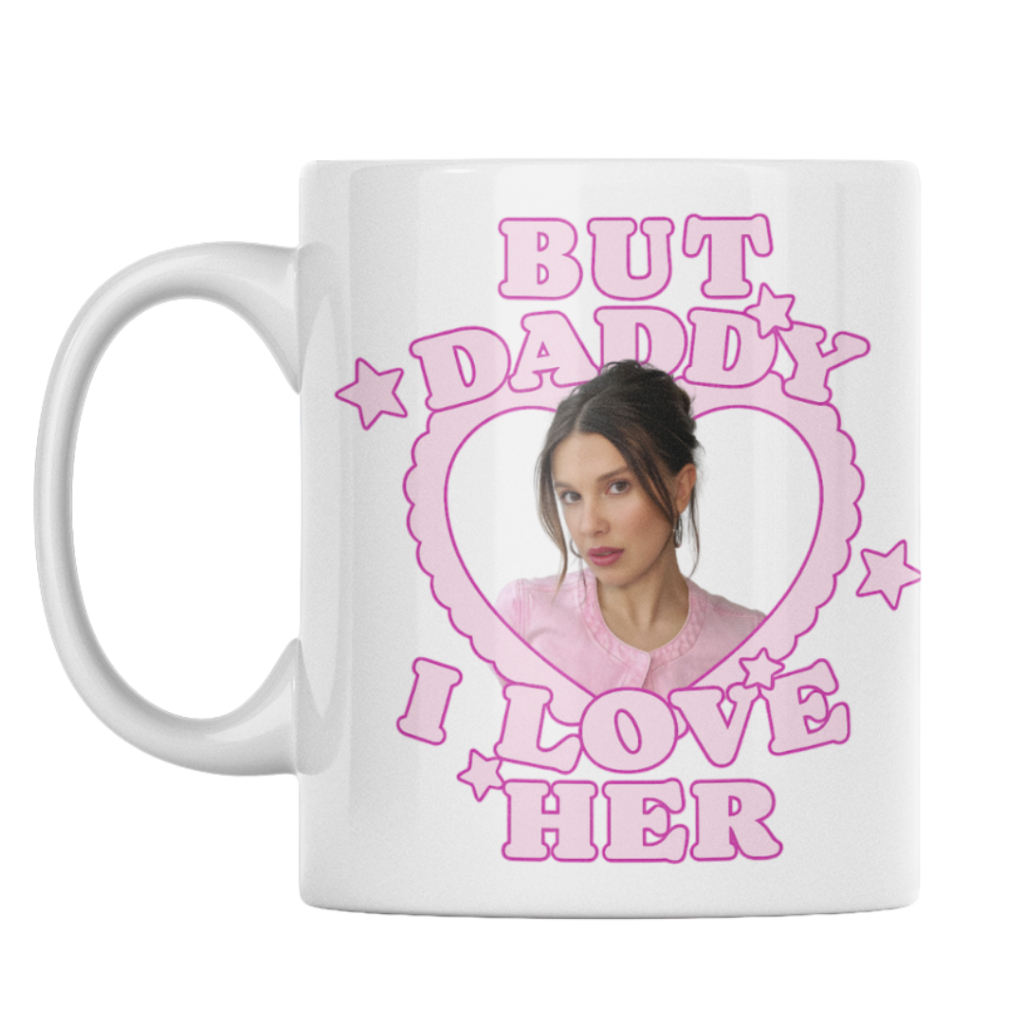 Caneca Cerâmica Fã Daddy I Love Her Millie Bobby Brown