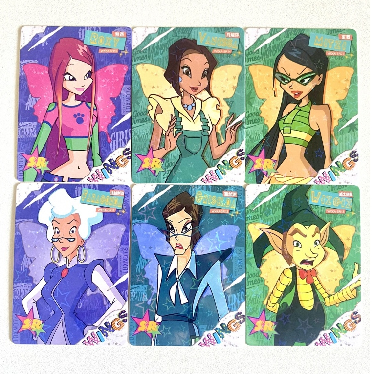6 Cards Colecionáveis Winx Club - SR