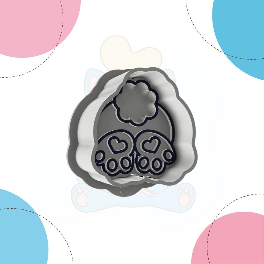 Ejetor de brigadeiro Bum Bum coelhinho páscoa