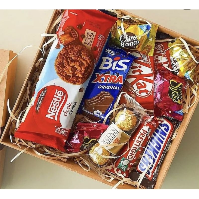 Cesta De Chocolate Completa Para Aniversário Presente Para Namorado Surpresa Para Namorada Ferrero Rocher Lembrancinha