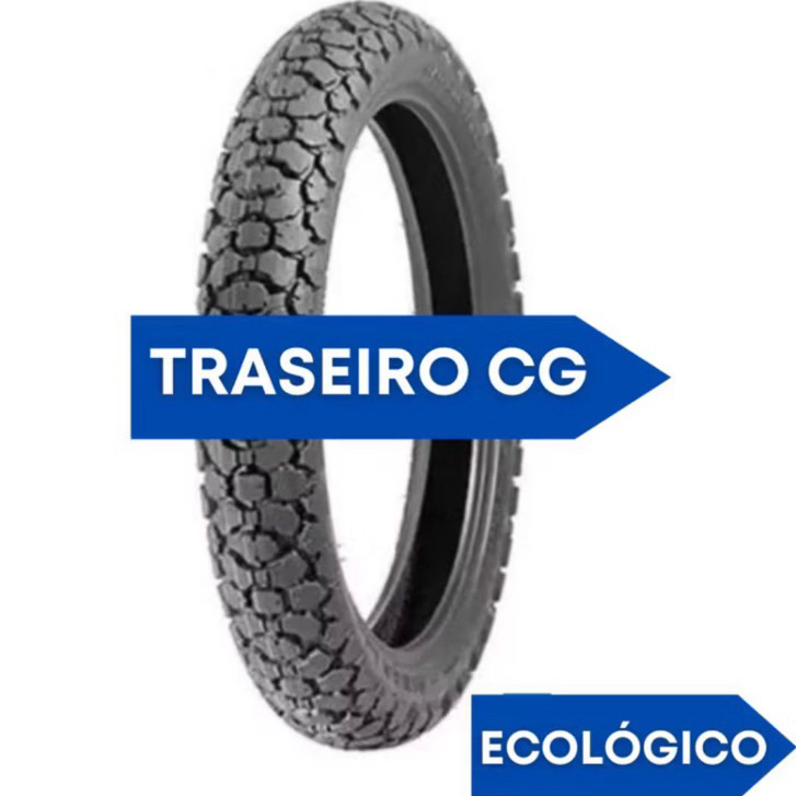 Pneu traseiro borrachudo 90/90-18 MT40 Factor, Titan, Cg ,Factor Honda Yamanha Shineray Suzuki em Oferta na Shopee