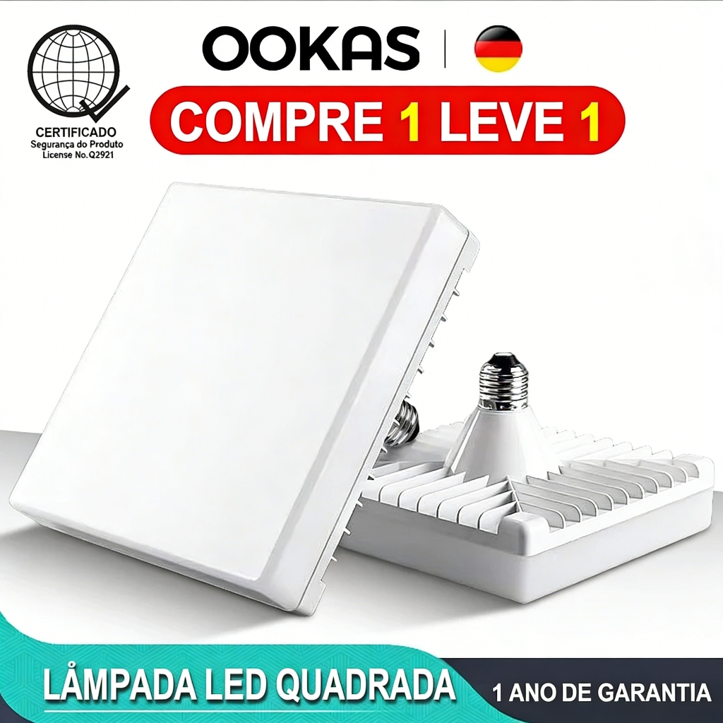 OOKAS Superbrilhante Lâmpadas De Led Para Casa Luz De Led Quadrado Plafon Resaltar Luminária