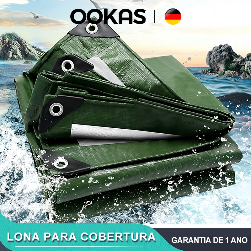 Imagem OOKAS Toldo Impermeavel Lona Para Cobertura Piscina Lona Grossa Reforada Piscina Barraca Camping Telhado