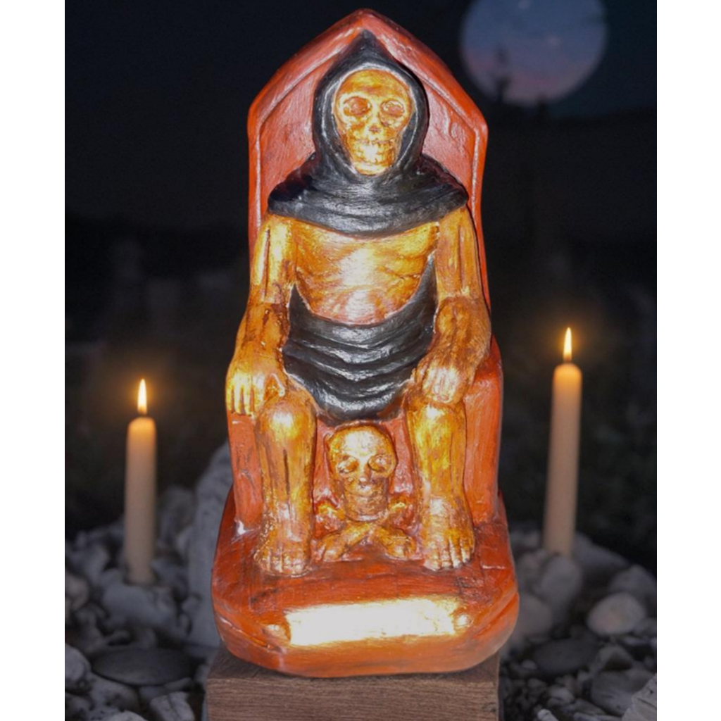 Imagem de Exu Tatá Caveira 15cm em gesso