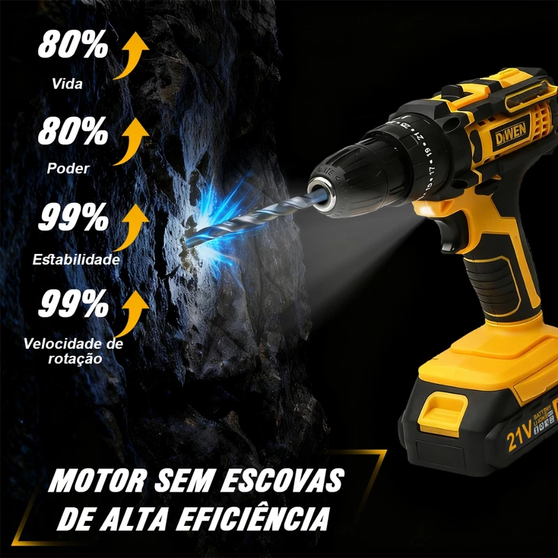 Parafusadeira e Furadeira de Impacto Sem Fio 48V — foto 7