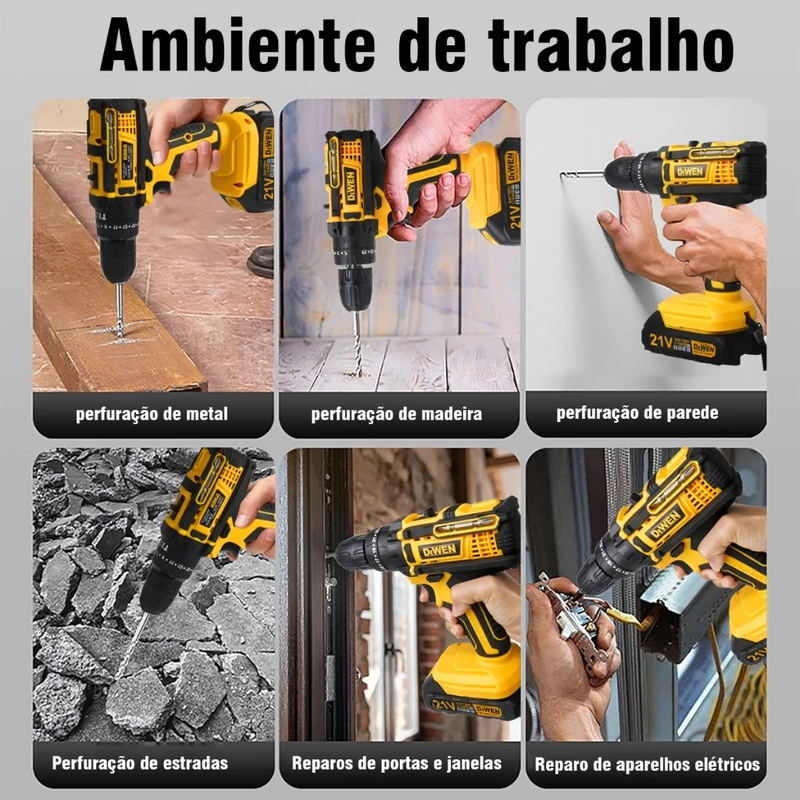Parafusadeira e Furadeira de Impacto Sem Fio 48V — foto 4