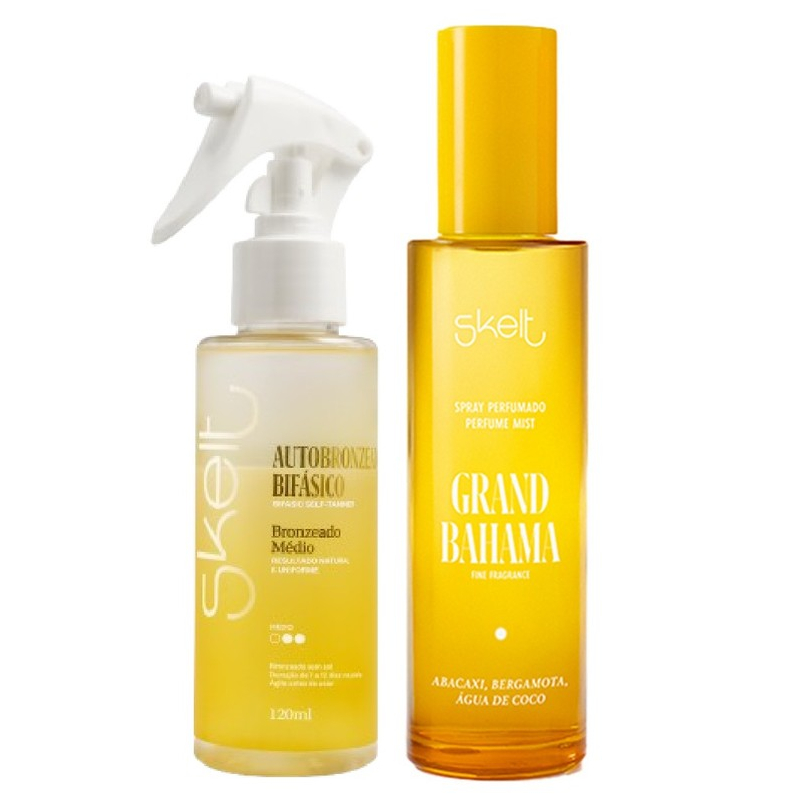 Kit Autobronzeador Bifásico & Body Splash Grand Bahama